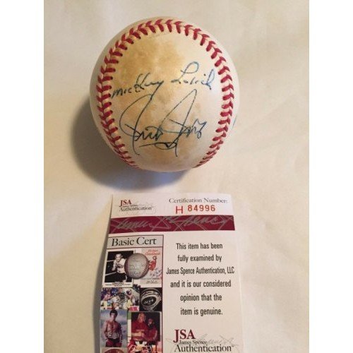 Multi Signed Autographed Signed 1960'S Detroit Tigers Oal Baseball 4 Auto's Lolich Dobson JSA COA