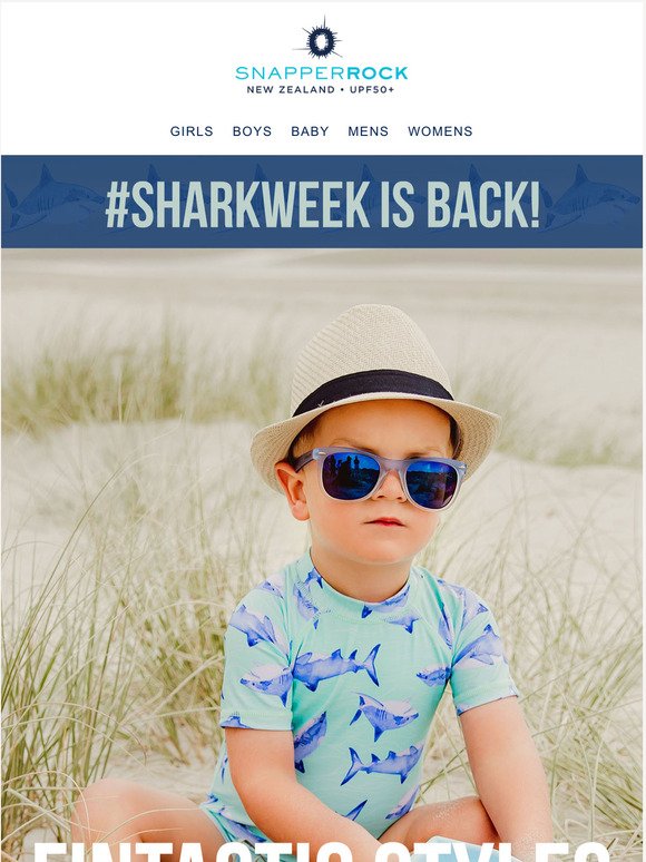 #SharkWeek is back! 🦈