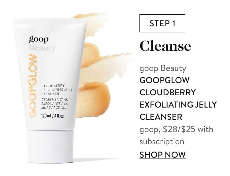 goop Beauty goopGlow Cloudberry exfoliating jelly cleanser