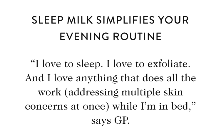 sleep milk simplifies your evening routine