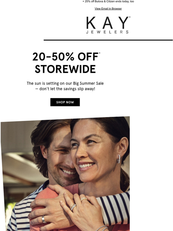 Kay Jewelers Up to 50 OFF storewide ends today Milled