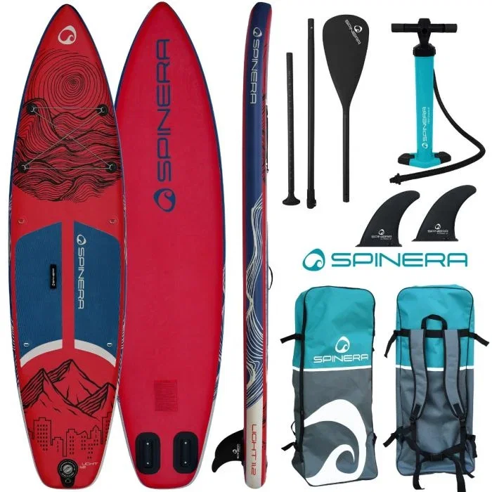 Spinera Light 11'2" ULT SUP Package 2022 - Dark Red