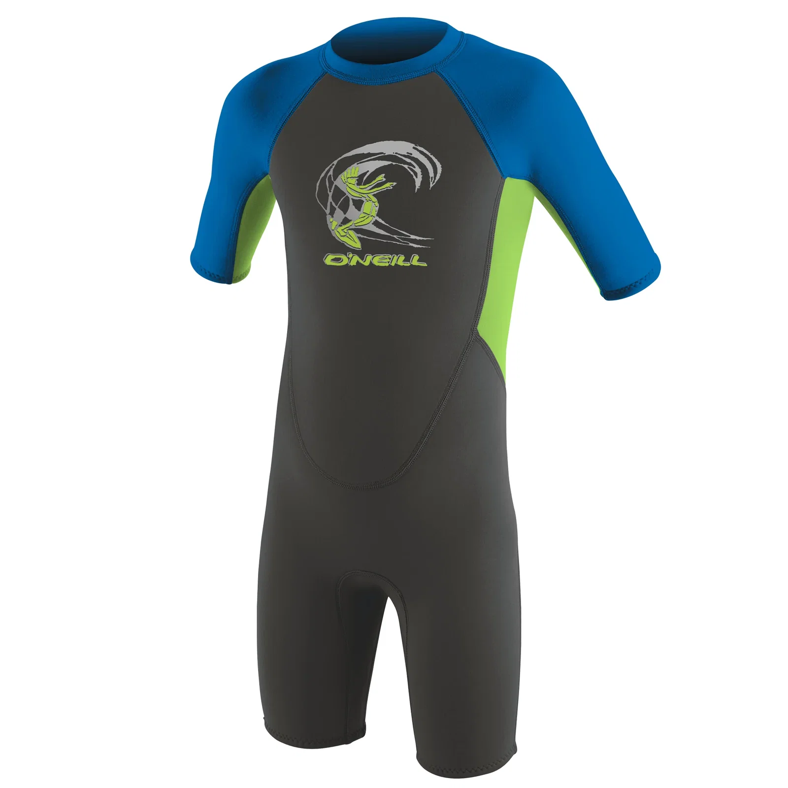 O'Neill Reactor 2 2mm Back Zip Kids Shorty Wetsuit 2022 - Graph