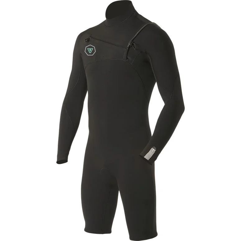Vissla Mens 7 Seas 2/2mm Long Sleeve Spring Wetsuit - Black