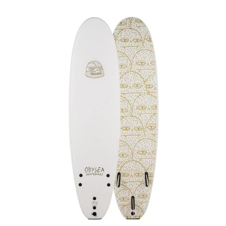 Catch Surf X Evan Rossell 7ft Log Surfboard - White