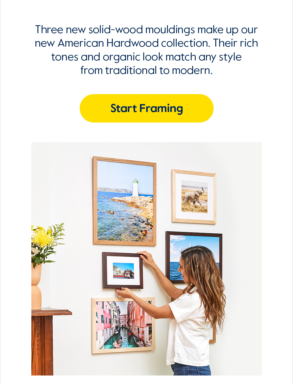 Keepsake Frames Maple, Oak, & Walnut Milled