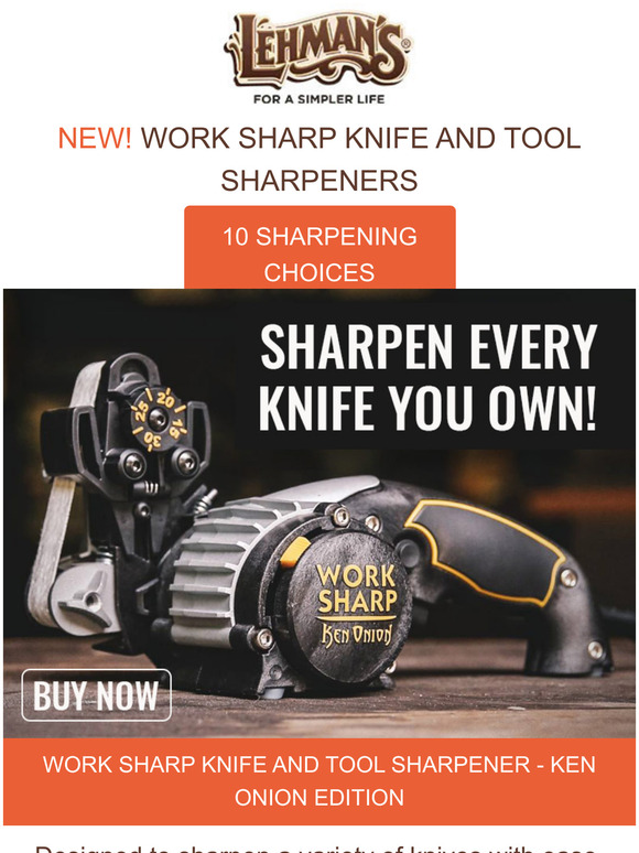 lehman's hardware & appliance NEW! Sharpen Every Knife You Own 🔪 Milled