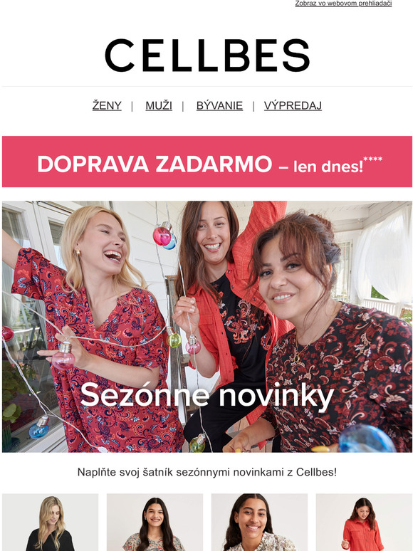 ☀️ Len dnes DOPRAVA ZADARMO! ☀️