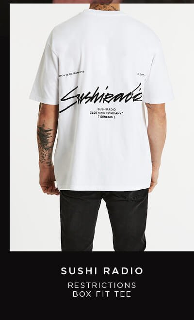 Restrictions Box Fit T-Shirt White
