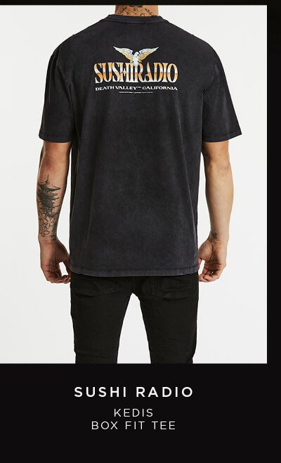 Kedis Box Fit T-Shirt Mineral Black