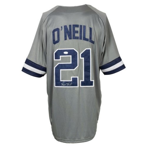 Paul O'neill Autographed Signed Paul O'neill Custom Gray Pro Style Baseball Jersey JSA