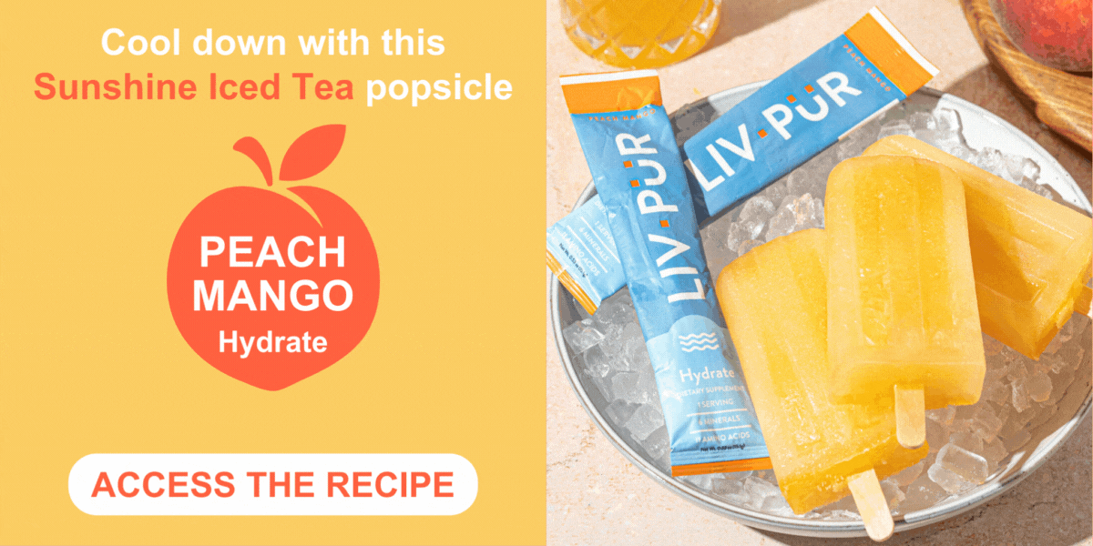 Cool down with Peach Mango Sunshine Iced Tea Recipe