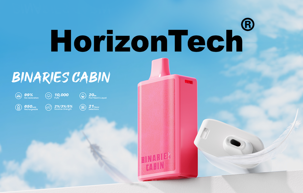 Binaries Cabin 10,000 Puff Rechargeable Disposable by Horizon Tech