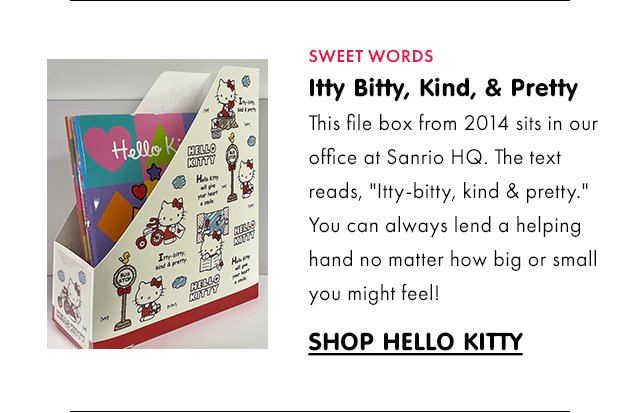 Sweet Words | Itty Bitty, Kind, and Pretty