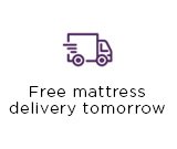 Free mattress delivery tomorrow - Learn More