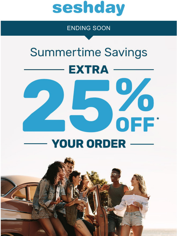 Extra 25% Off with Code: SUNNY