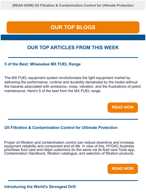 Blackwoods 5 of the Best Milwaukee MX FUEL Range + Designing a Lockout Tagout System Milled