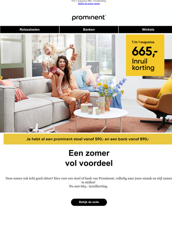 🏃Wees snel en haal je favoriete zitmeubel in huis!