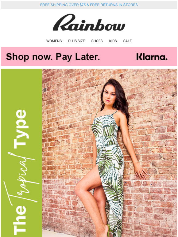 Rainbow Shops: Lush MAXI DRESSES 