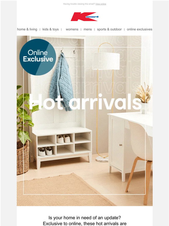 Kmart Australia HOT furniture arrivals to update your space Milled