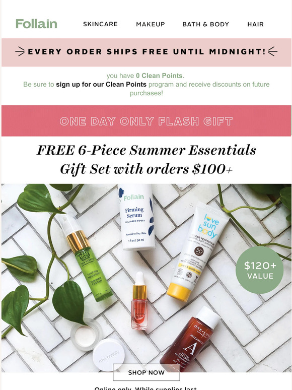 6-PIECE FLASH GIFT: TODAY ONLY!⚡️
