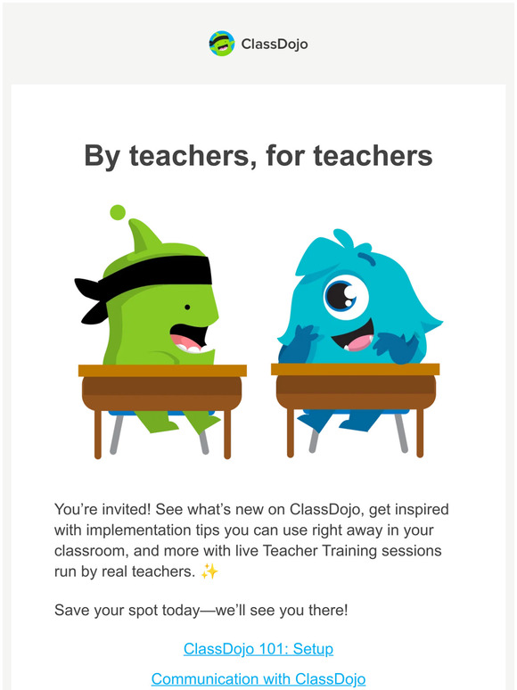 ClassDojo: Live ClassDojo Teacher Training gets you set up for success ...