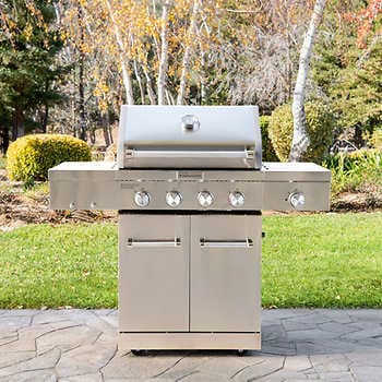 KitchenAid 4-burner Gas Grill with Searing Side Burner