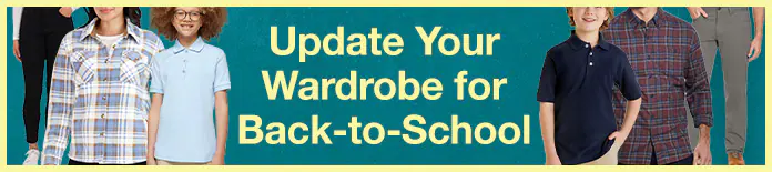 Update Your Wardrobe for Back To School!