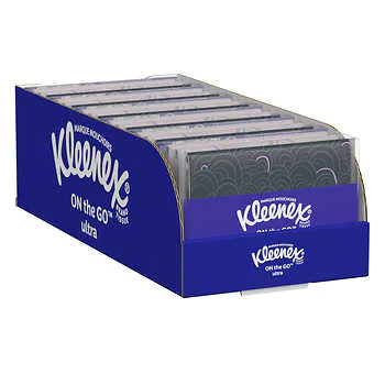 Kleenex Slim Wallet Facial Tissues 12-Count, 3-Pack