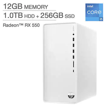 HP Pavilion Desktop with 12th Gen Intel Core i5 Processor