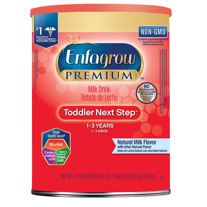 Enfagrow Premium Non-GMO Toddler Next Step Formula Stage 3, 36.6 oz