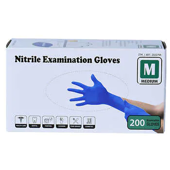 Nitrile Exam Gloves, 200-Count