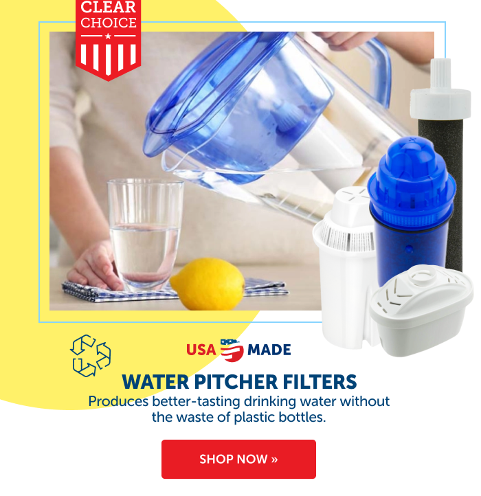 Our water pitcher filters produce better-tasting water without the waste of plastic bottles. Click to shop!