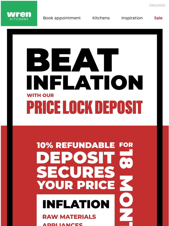 Secure your kitchen price for 18 months with no risk