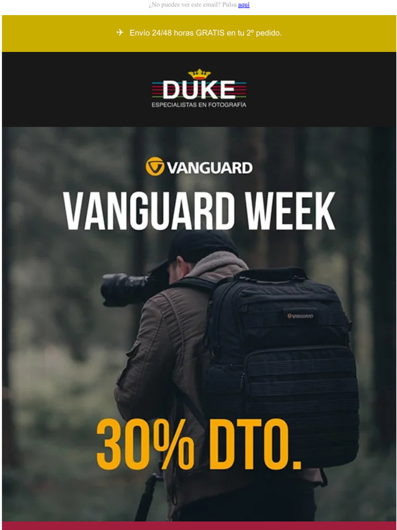 👑 ¡HASTA -30% DTO EN VANGUARD! 👑 + Portes Gratis + 3% DTO Extra