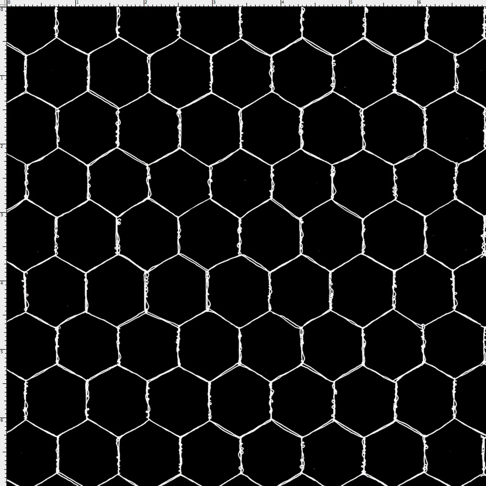 SALE - Wire Black Fabric