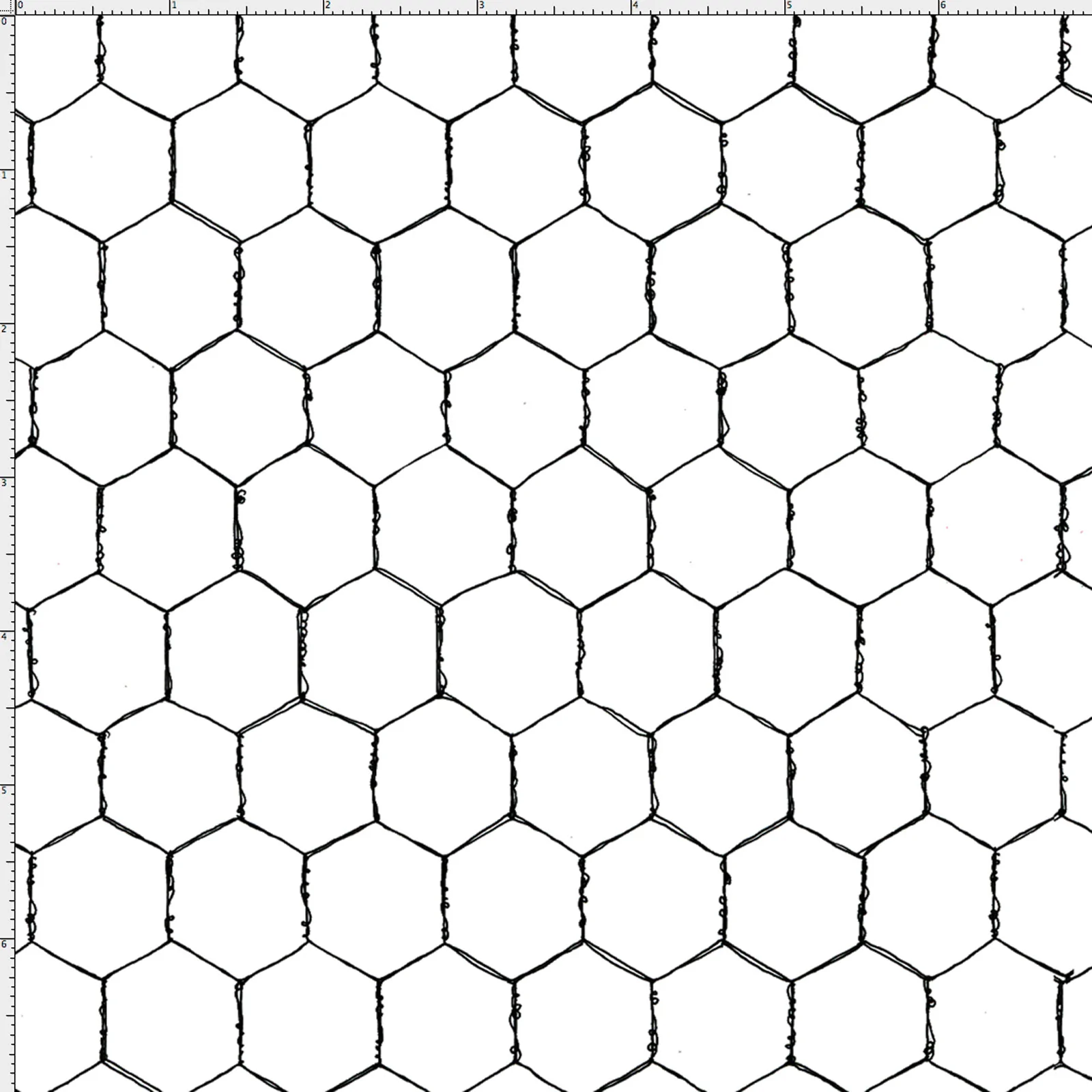 SALE - Wire White Fabric
