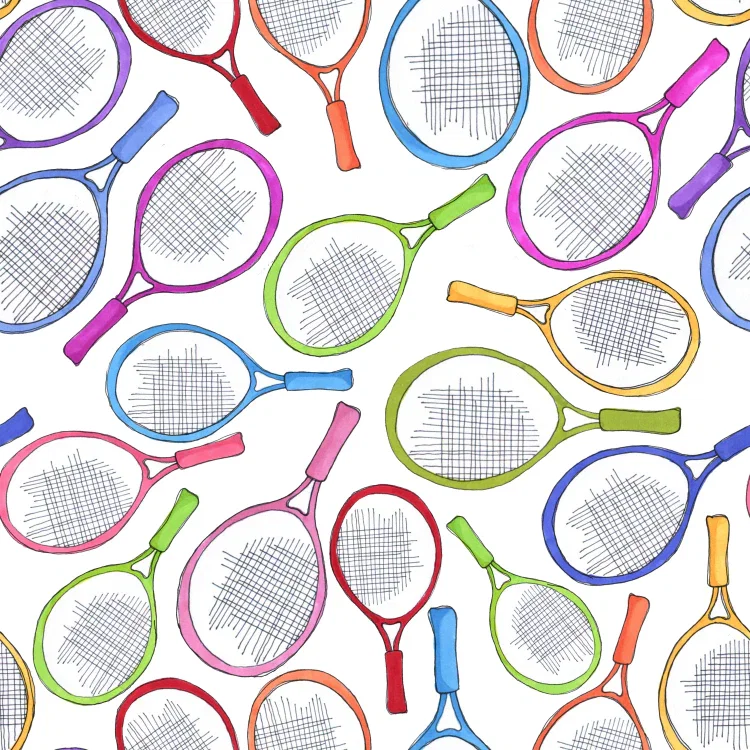 SALE - It's a Racket Fabric