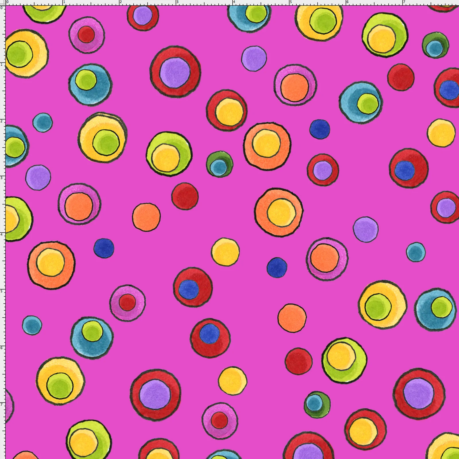 SALE - Olivette Pink Fabric