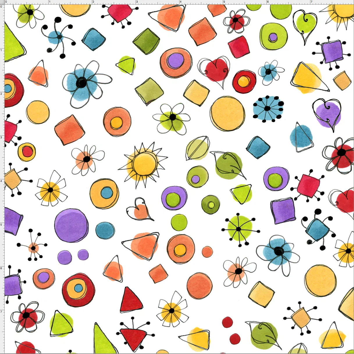 SALE - Joy Dots White Fabric