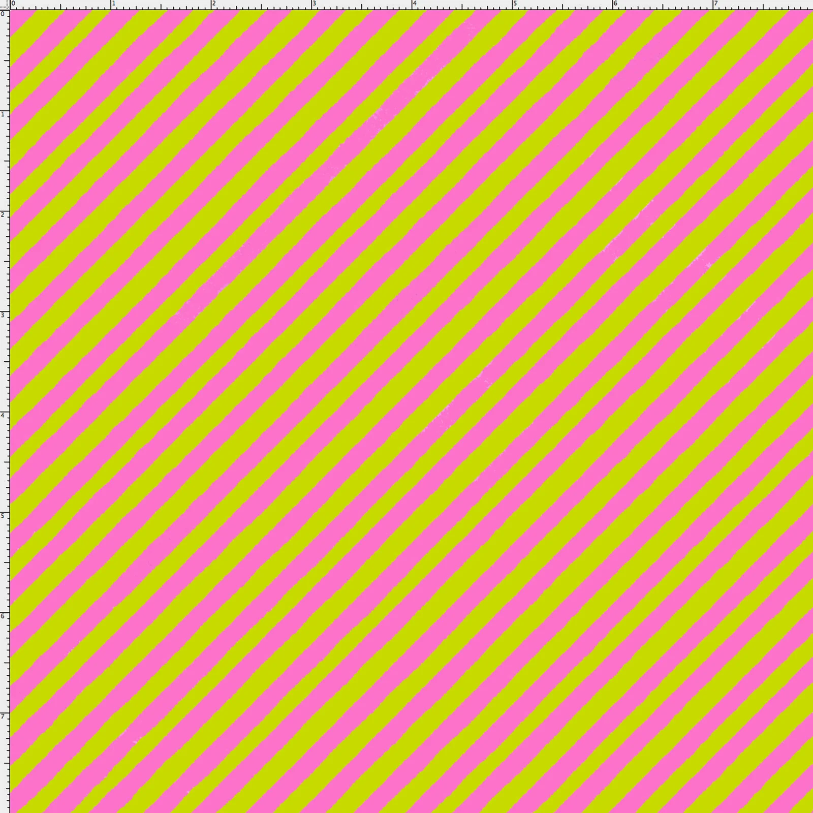 SALE - Bias Stripe Bold Green / Pink Fabric