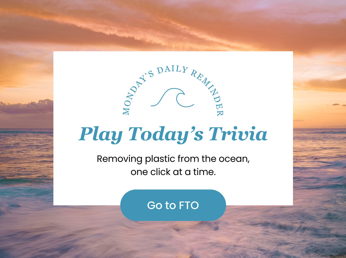 Free the Ocean, LLC: Play Mondays Trivia + Remove Plastic from the Ocean |  Milled