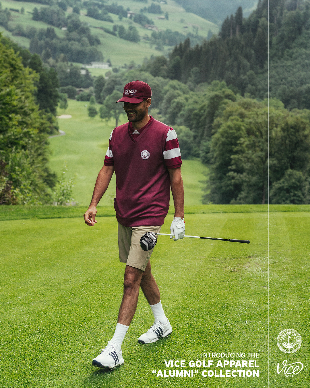 The Alumni Collection – A mix of modern feel and vintage silhouettes – VICE  GOLF STORIES