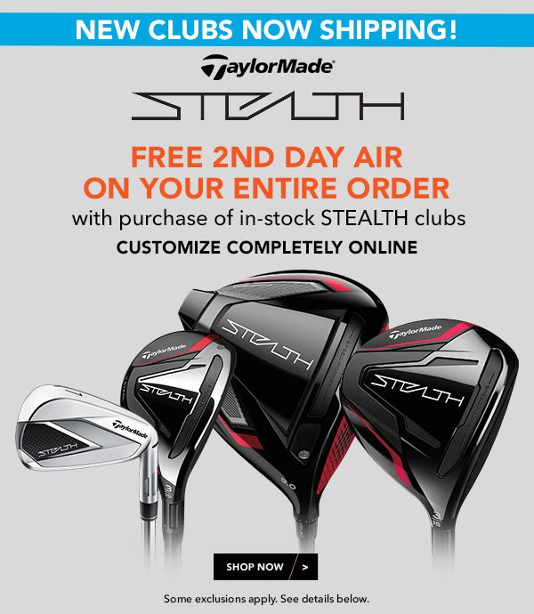 TAYLORMADE STEALTH GOLF CLUBS