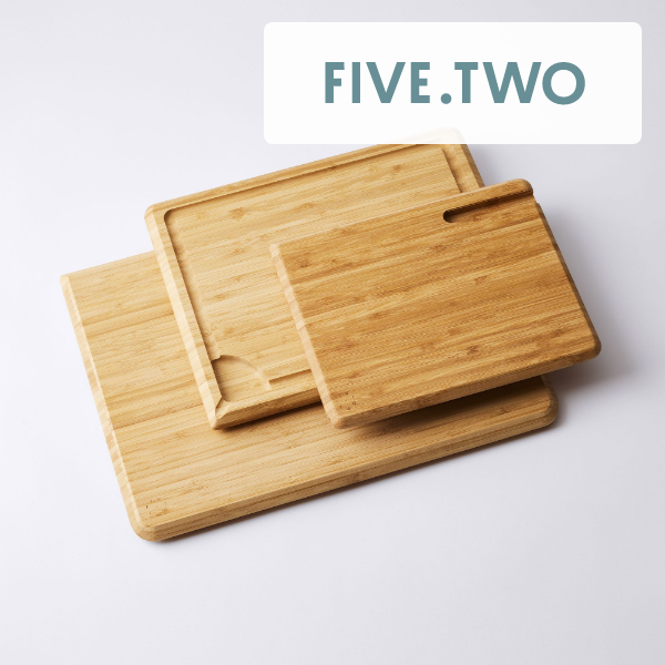 Five Two Bamboo Double Sided Cutting Board
