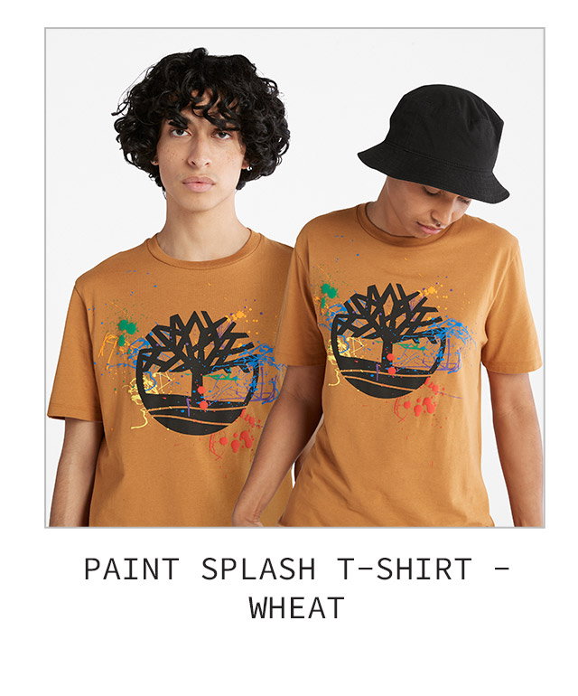 Paint SPlash T-Shirt - Wheat