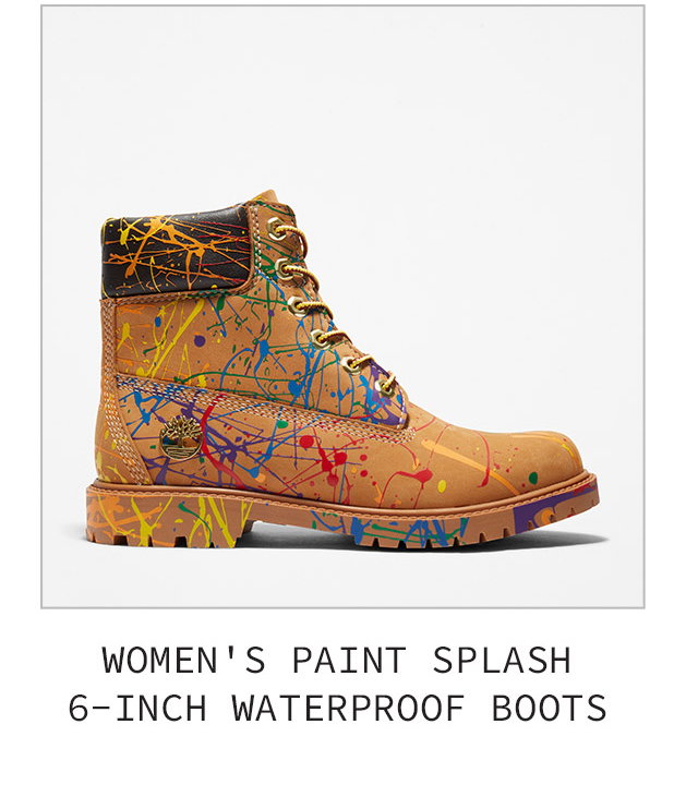 Women's Paint Splash 6-Inch Waterproof Boots