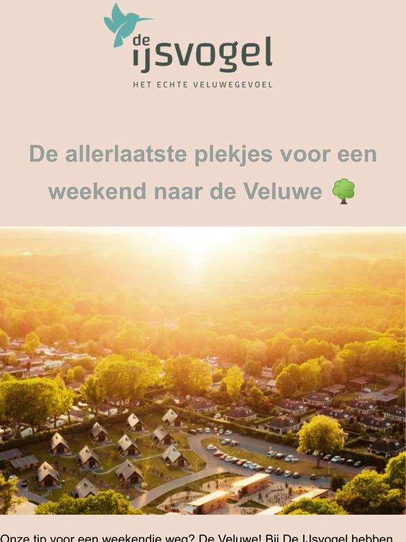 Nog geen weekendplannen? Kom genieten op de Veluwe! 😍