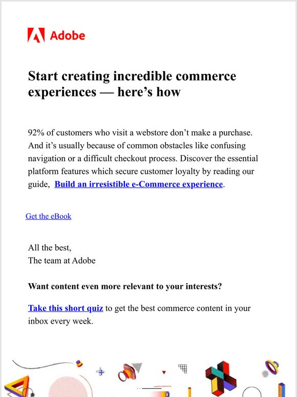 Build an unforgettable commerce experience — here’s how