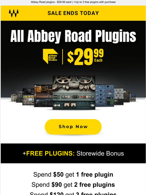 Give your tracks the Abbey Road treatment 🎙 Sale Ends Today
